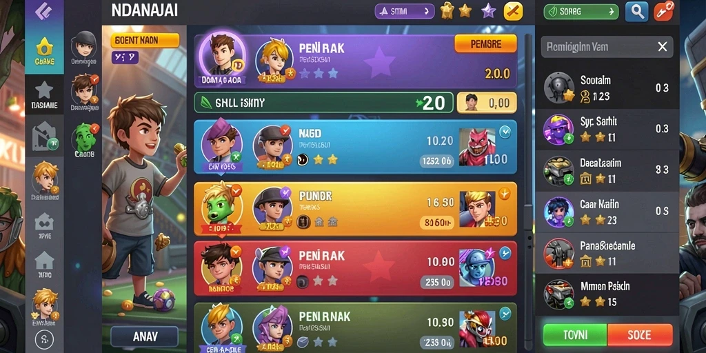 Misi seru yang menantang pemain.