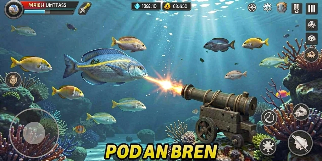 Menampilkan momen menegangkan saat melawan musuh.