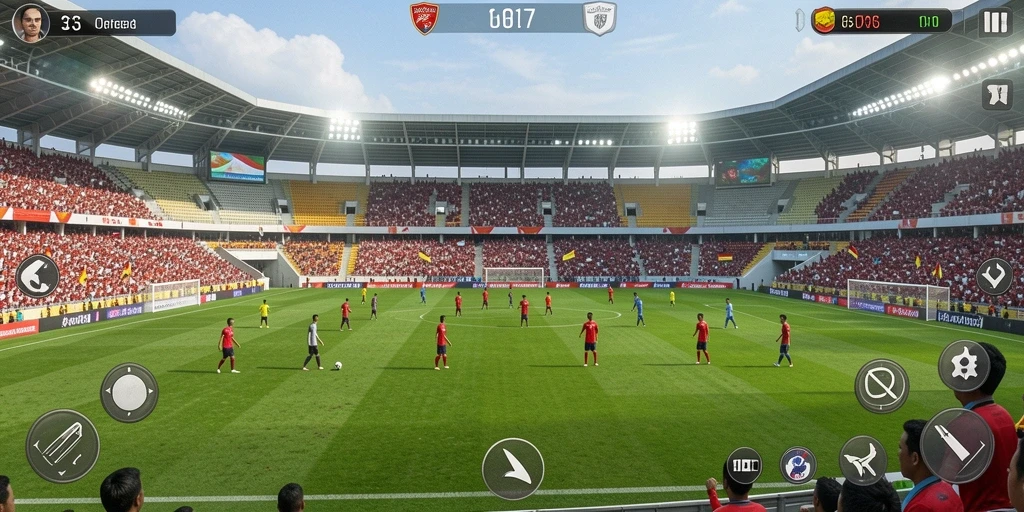 Screenshot menampilkan grafis yang memukau dalam game.
