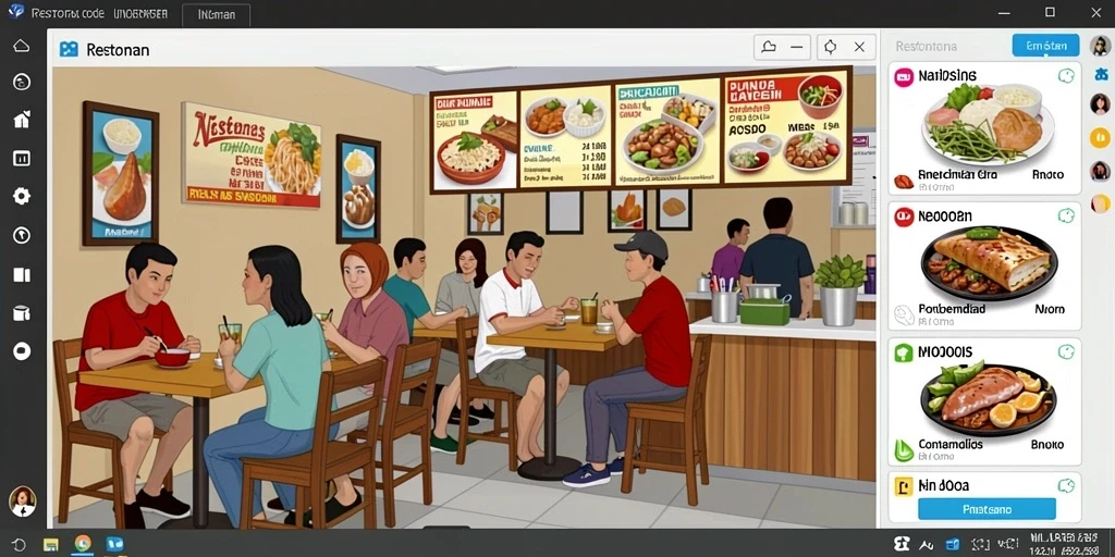 Karakter dengan desain unik dan menarik.