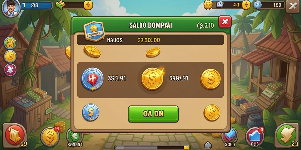 Tampilan sistem reward yang menarik dan interaktif.