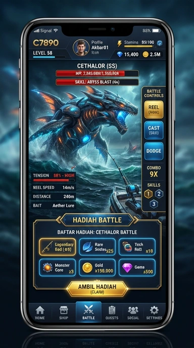 c7890 — layar beranda